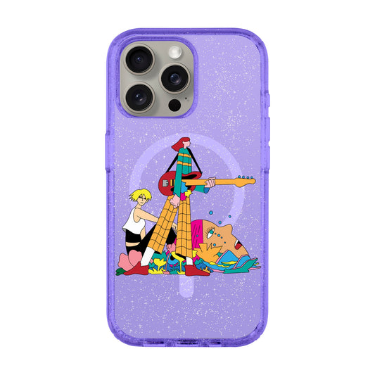 HER BAND-iPhone 15 Pro Max Shiny Kılıf MagSafe Özellikli