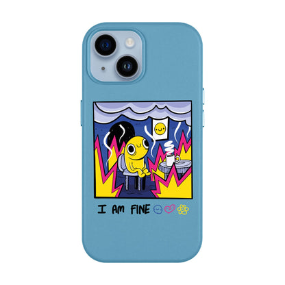 I AM FINE-Leather Kılıf MagSafe Özellikli - iPhone 14