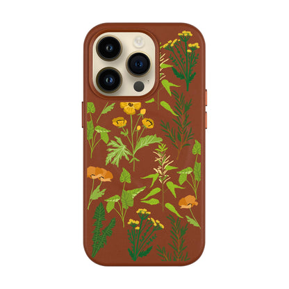 POTHERB-Leather Kılıf MagSafe Özellikli - iPhone 14 Pro