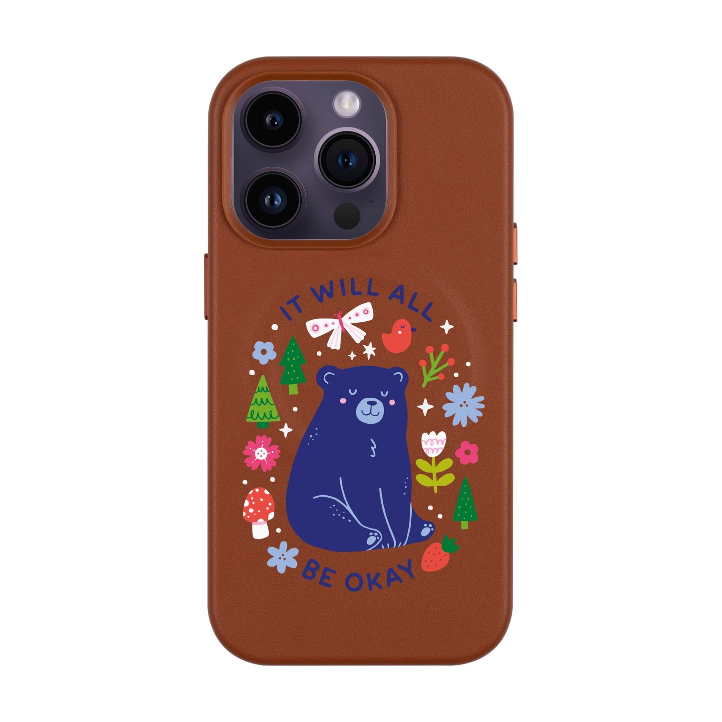 BE OKEY-Leather Kılıf MagSafe Özellikli - iPhone 14 Pro