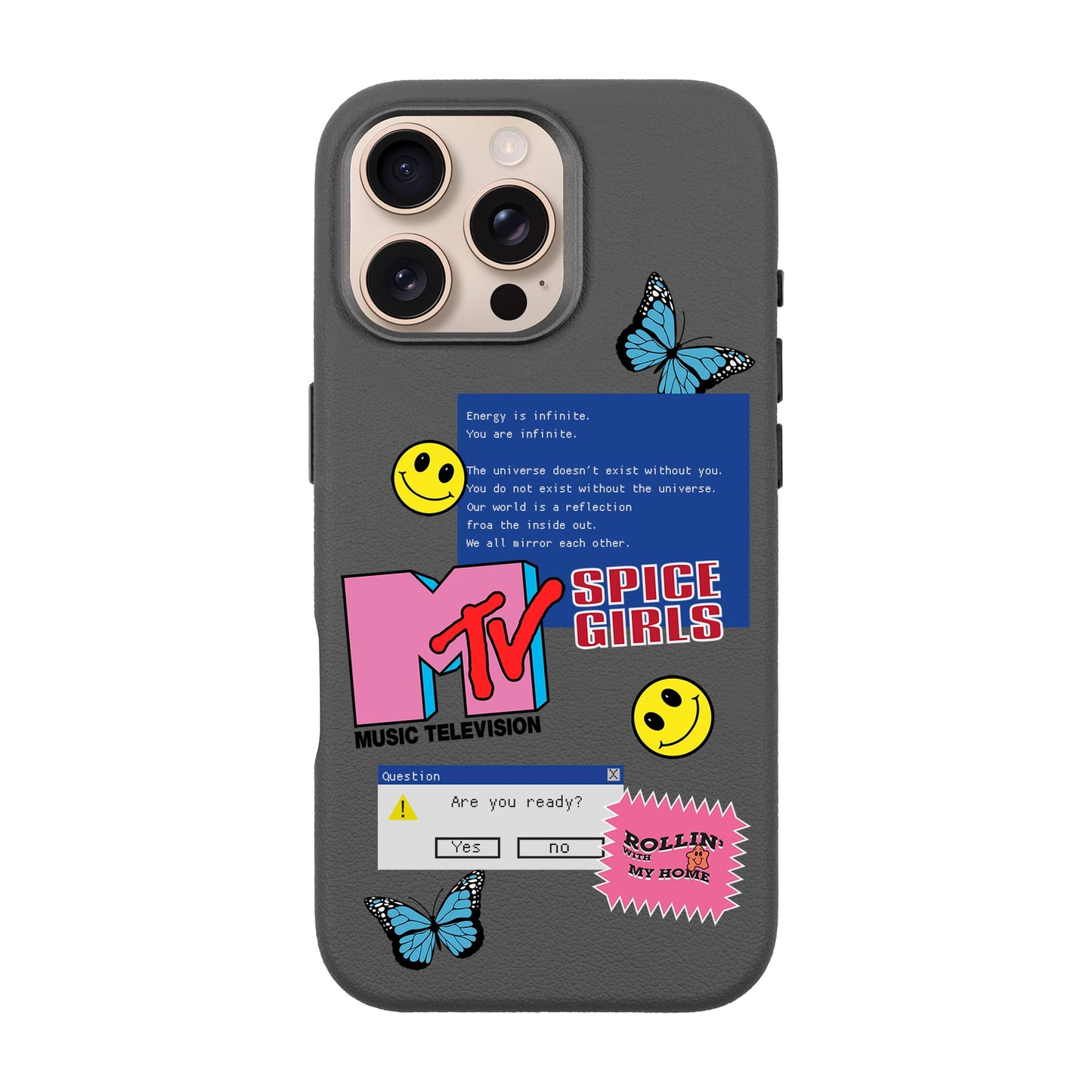 ARE YOU READY-iPhone 16 Pro Max Leather Premium Kılıf MagSafe Özellikli