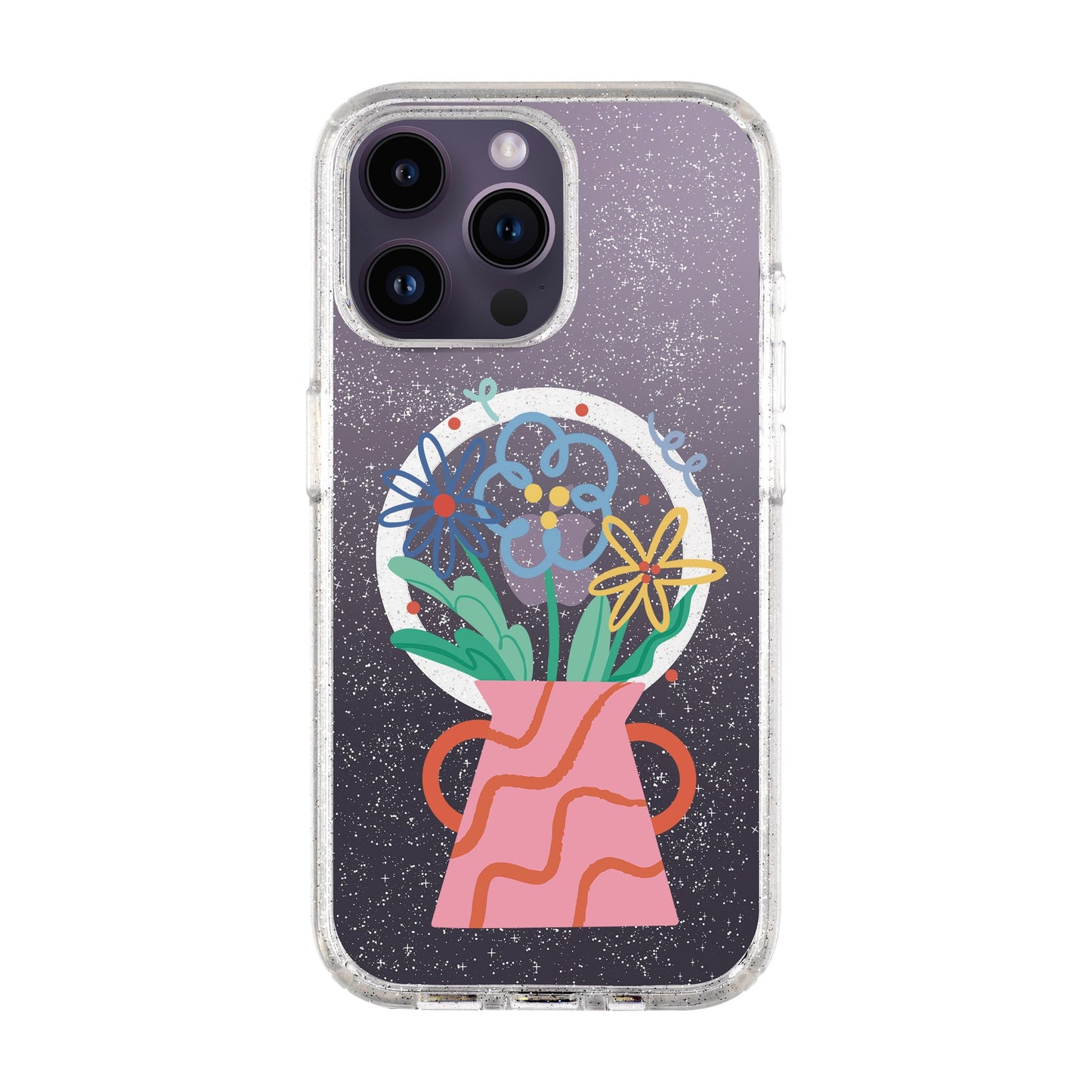 PINK VASE-iPhone 14 Pro Max Shiny Kılıf MagSafe Özellikli