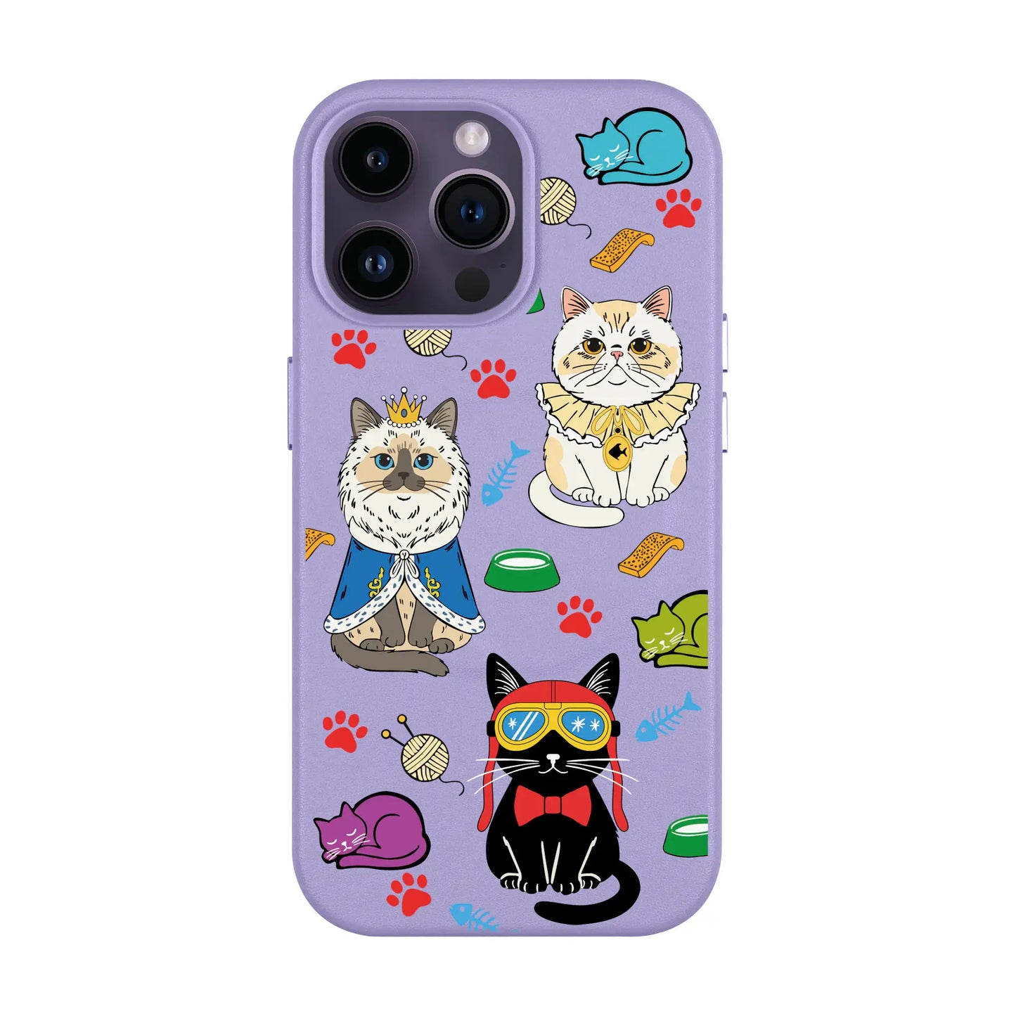 ROYAL CATS-iPhone 14 Plus Leather Kılıf MagSafe Özellikli