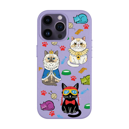 ROYAL CATS-iPhone 14 Plus Leather Kılıf MagSafe Özellikli