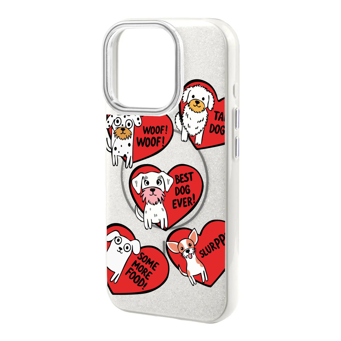 DOGS WITH HEARTS-Radiant Kılıf MagSafe Özellikli - iPhone 16 Pro