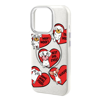 DOGS WITH HEARTS-Radiant Kılıf MagSafe Özellikli - iPhone 15 Pro