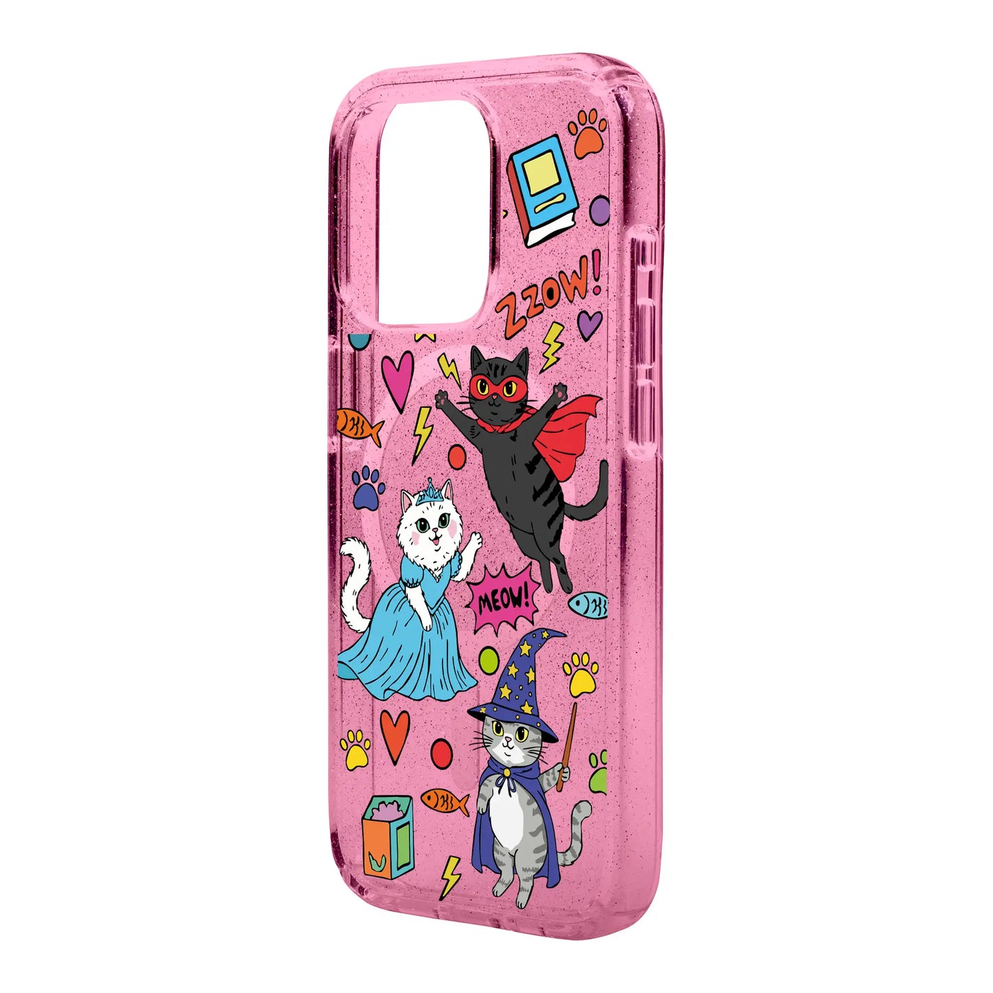 FANTASTIC CATS-iPhone 14 Pro Max Shiny Kılıf MagSafe Özellikli