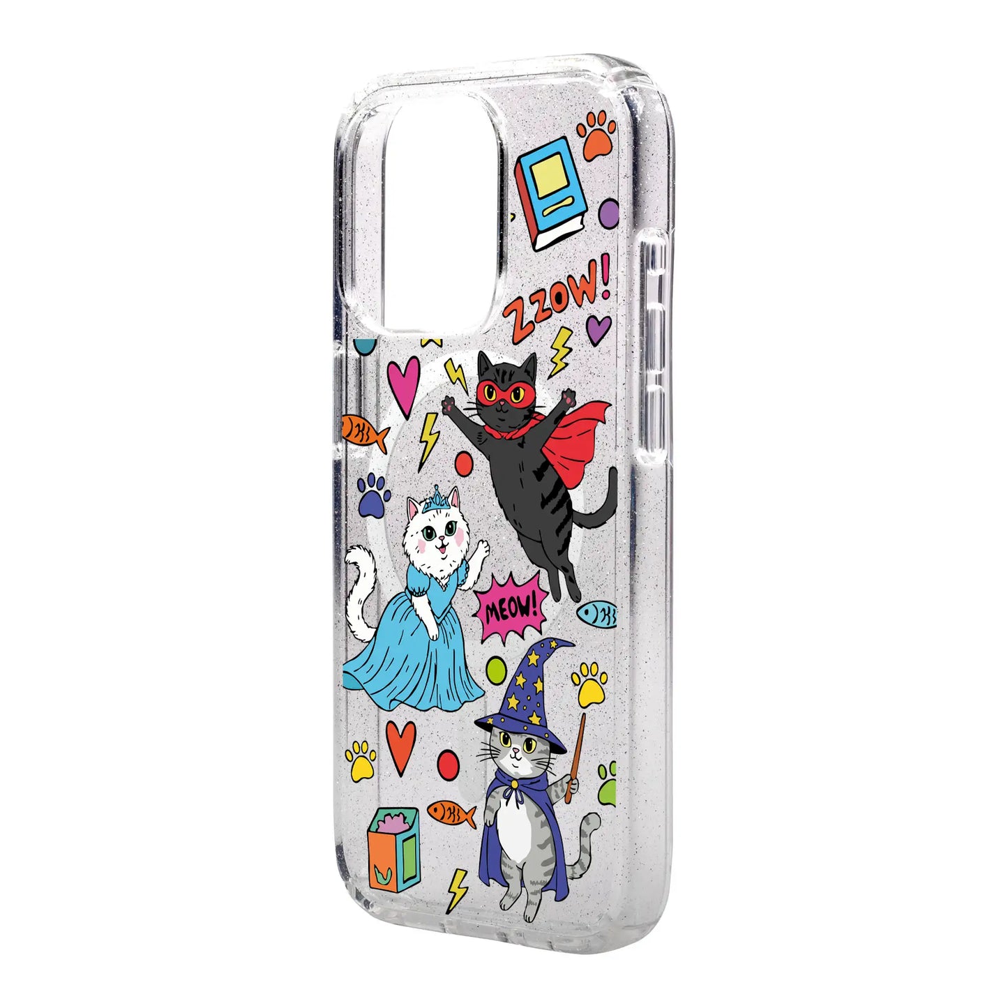 FANTASTIC CATS-iPhone 14 Plus Shiny Kılıf MagSafe Özellikli