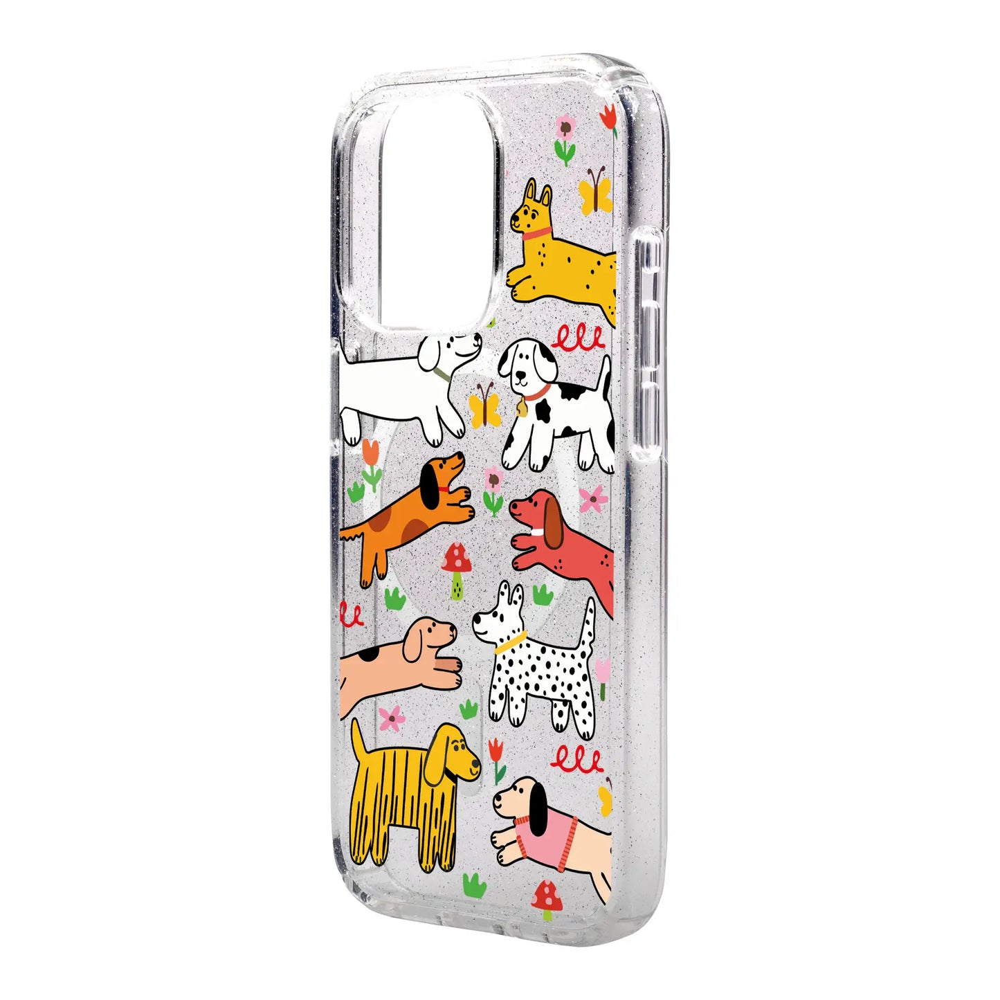 CHEERFUL DOGS-iPhone 14 Plus Shiny Kılıf MagSafe Özellikli