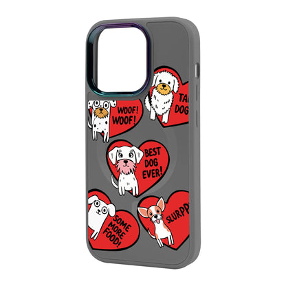 DOGS WITH HEARTS-iPhone 12 Pro Max Vigor Kılıf MagSafe Özellikli