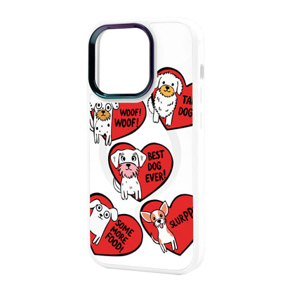 DOGS WITH HEARTS-iPhone 12 Pro Max Vigor Kılıf MagSafe Özellikli