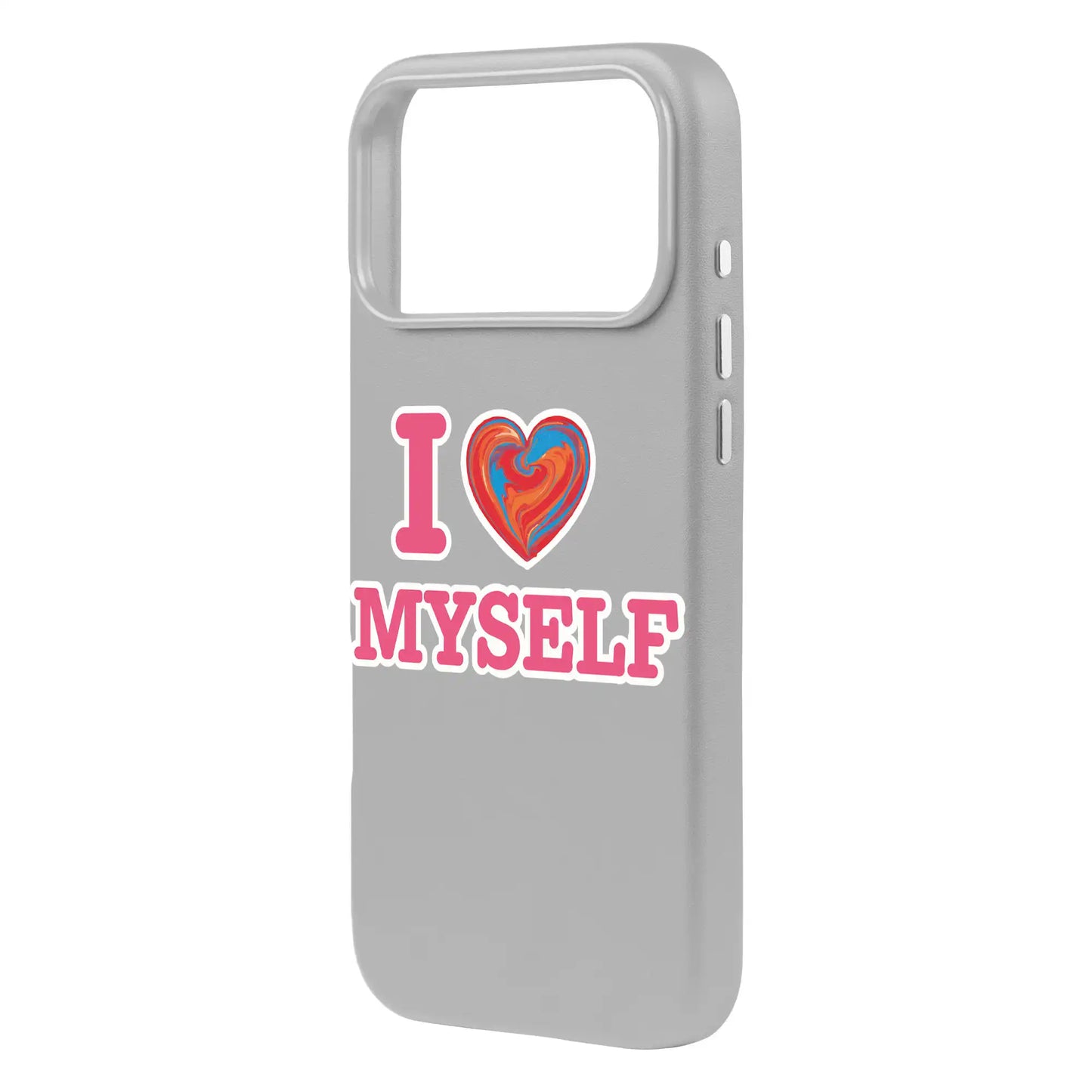 I LOVE MYSELF-Signature Leather Kılıf MagSafe Özellikli - iPhone 17 Pro Max