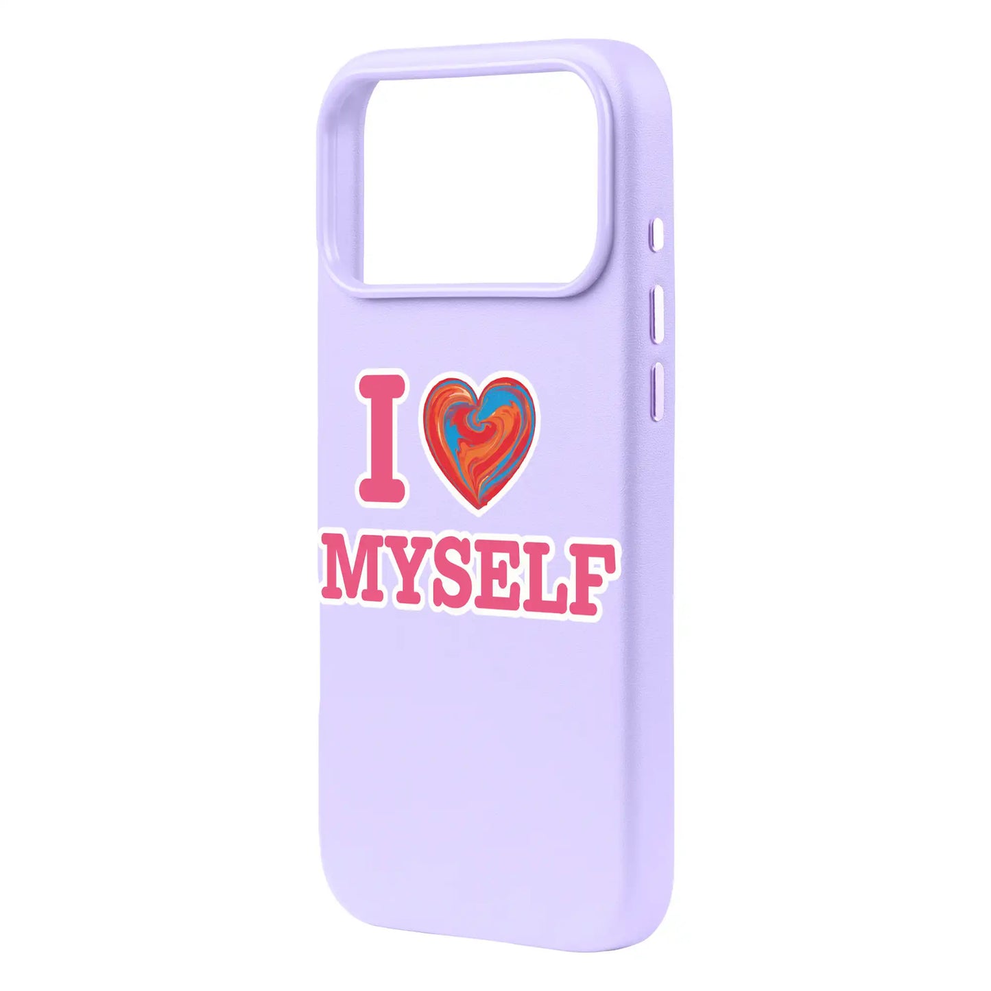 I LOVE MYSELF-Signature Leather Kılıf MagSafe Özellikli - iPhone 17