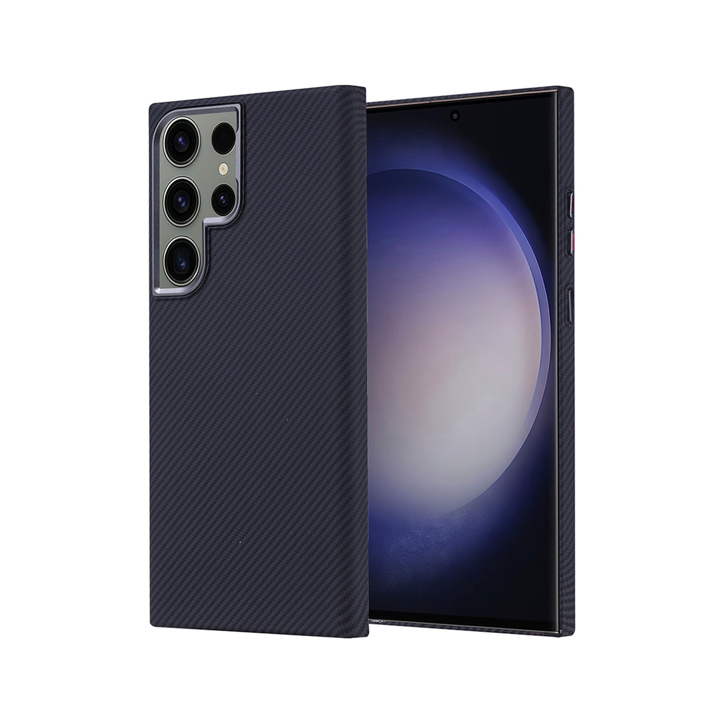 NEW-Galaxy S23 Ultra Tissu Kılıf MagSafe Özellikli