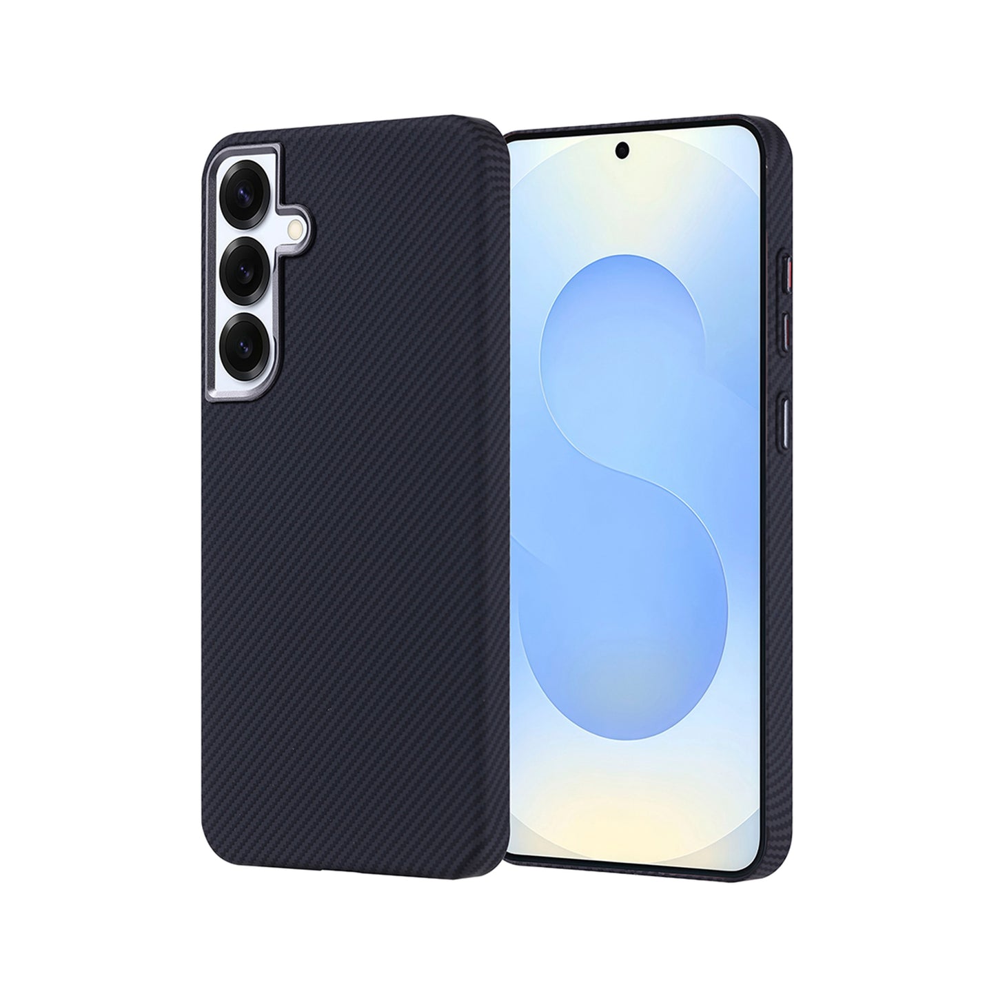 NEW-Galaxy S24 Plus Tissu Kılıf MagSafe Özellikli