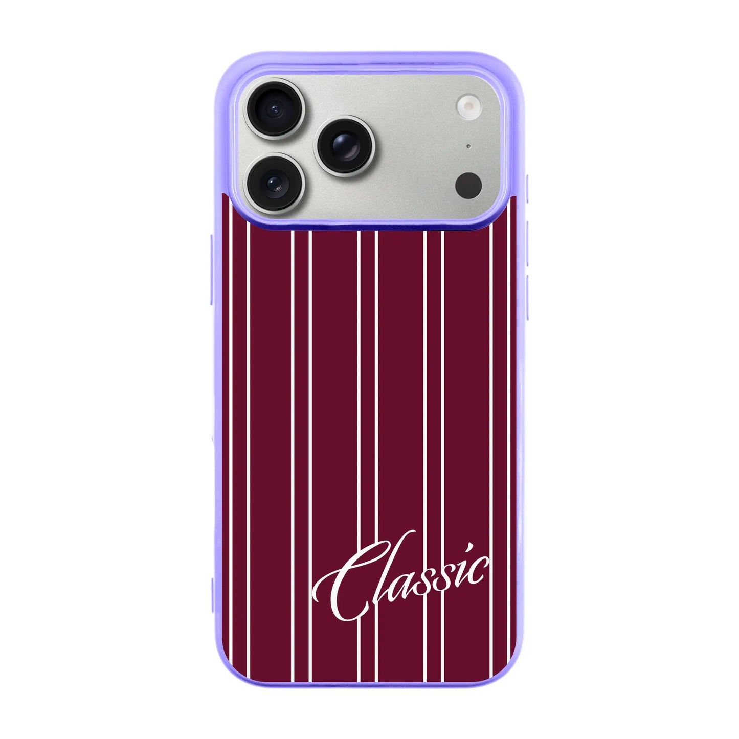 CLASSIC STRIPE-Ultra Silikon Kılıf-iPhone 17 Pro Max