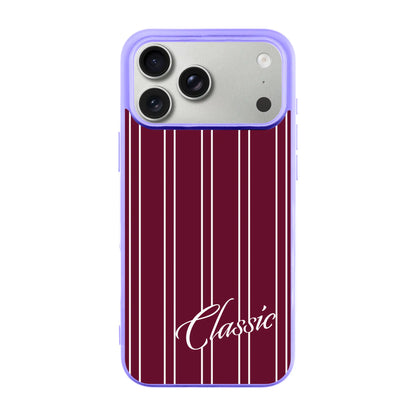 CLASSIC STRIPE-Ultra Silikon Kılıf-iPhone 17 Pro Max
