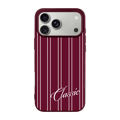 CLASSIC STRIPE-Ultra Silikon Kılıf-iPhone 17 Pro Max