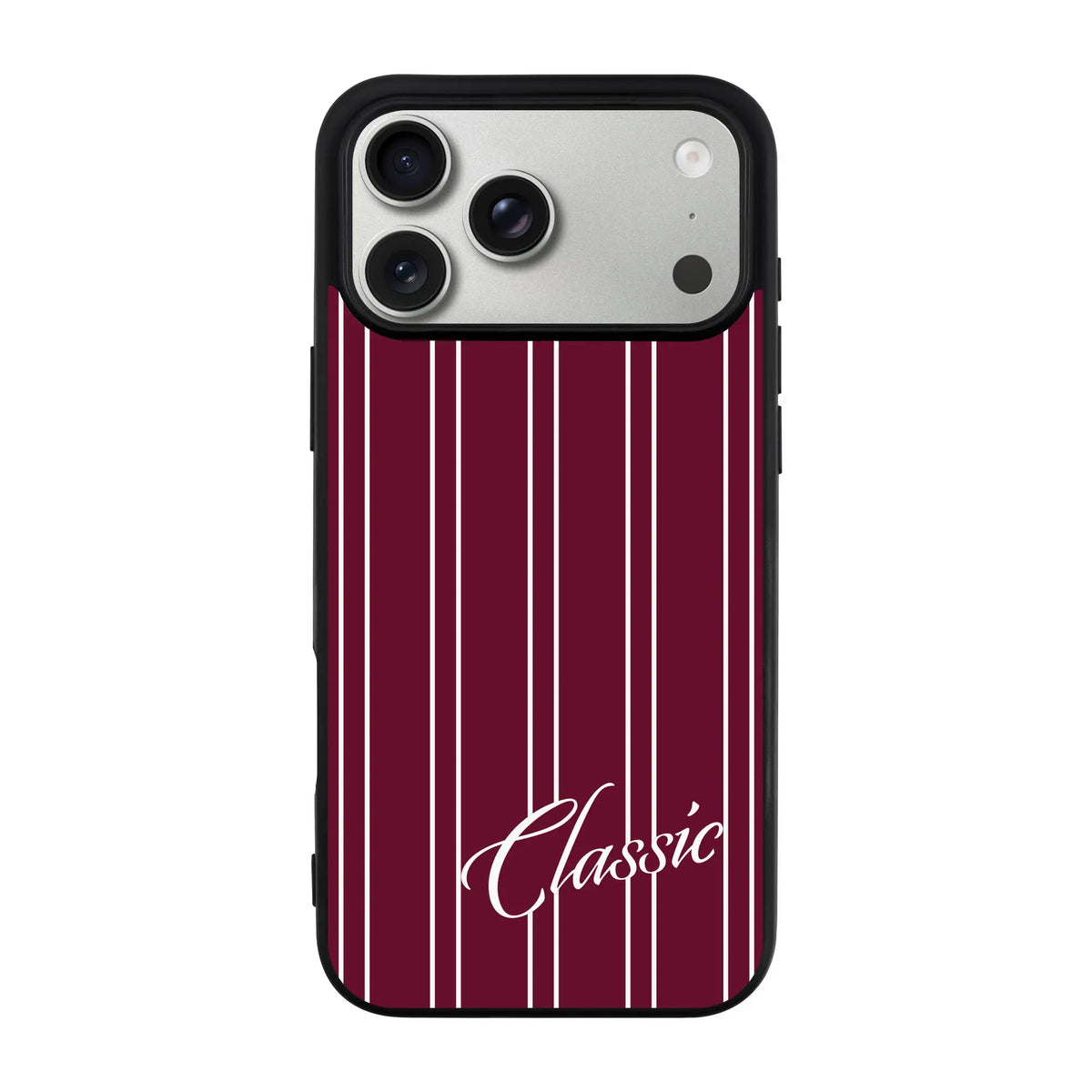 CLASSIC STRIPE-Ultra Silikon Kılıf-iPhone 17 Pro Max