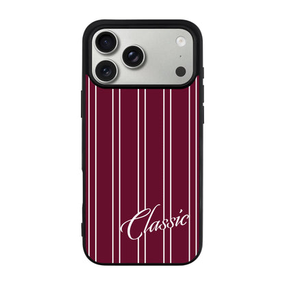 CLASSIC STRIPE-Ultra Silikon Kılıf-iPhone 17 Pro Max