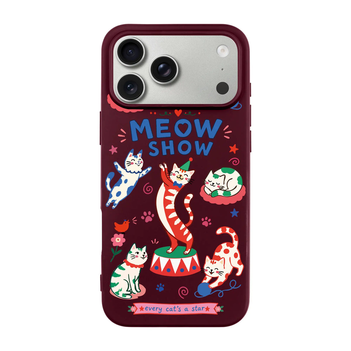 MEOW SHOW-Ultra Silikon Kılıf-iPhone 18 Pro
