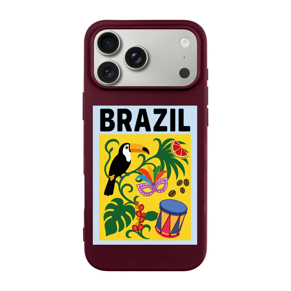 I AM BRAZILIAN-Ultra Silikon Kılıf-iPhone 18 Pro Max