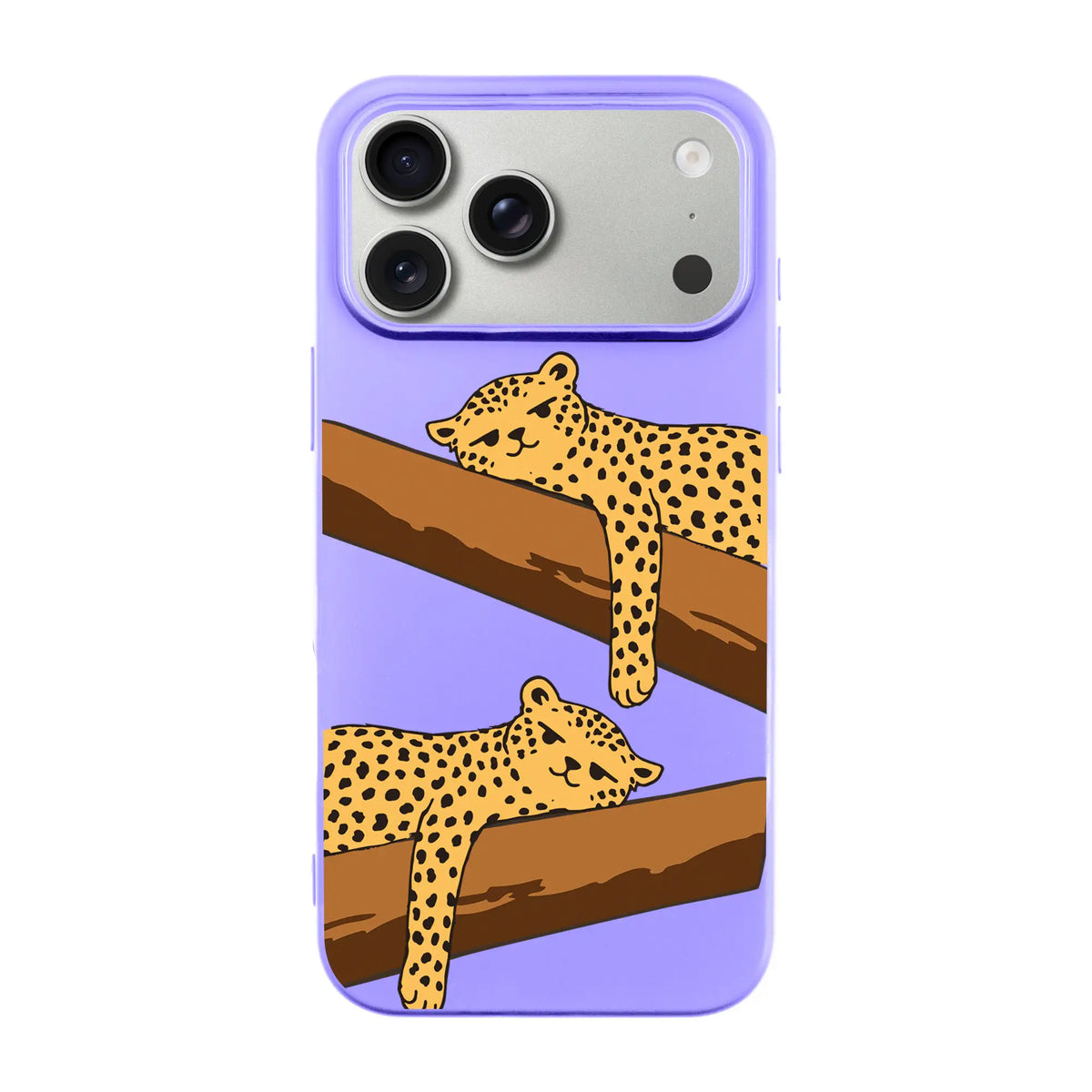 LEOPARD SIESTA-Ultra Silikon Kılıf-iPhone 17 Pro Max