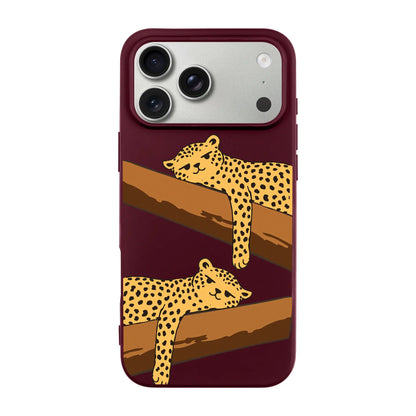 LEOPARD SIESTA-Ultra Silikon Kılıf-iPhone 17 Pro Max