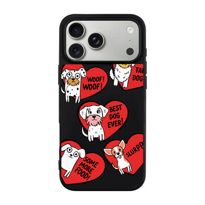 DOGS WITH HEARTS-Ultra Silikon Kılıf-iPhone 18 Pro