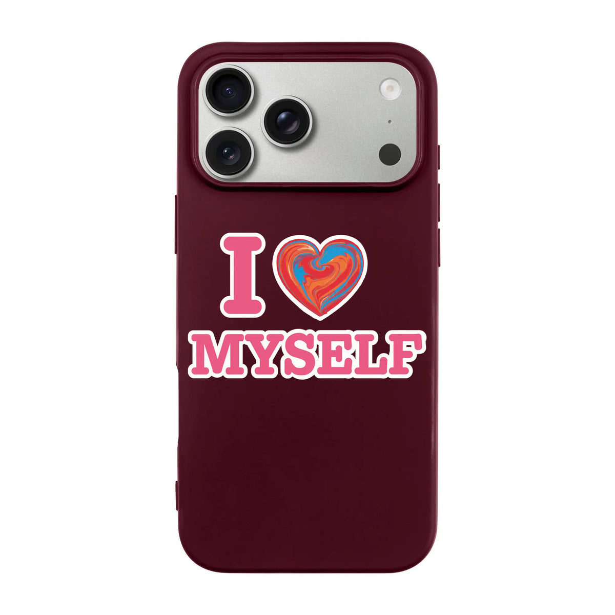 I LOVE MYSELF-Ultra Silikon Kılıf-iPhone 18 Pro