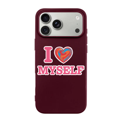 I LOVE MYSELF-Ultra Silikon Kılıf-iPhone 18 Pro