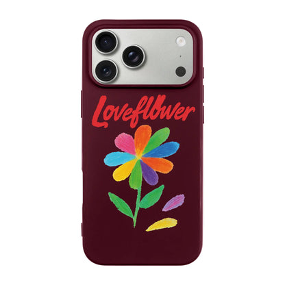 LOVE FLOWER-Ultra Silikon Kılıf-iPhone 18 Pro Max