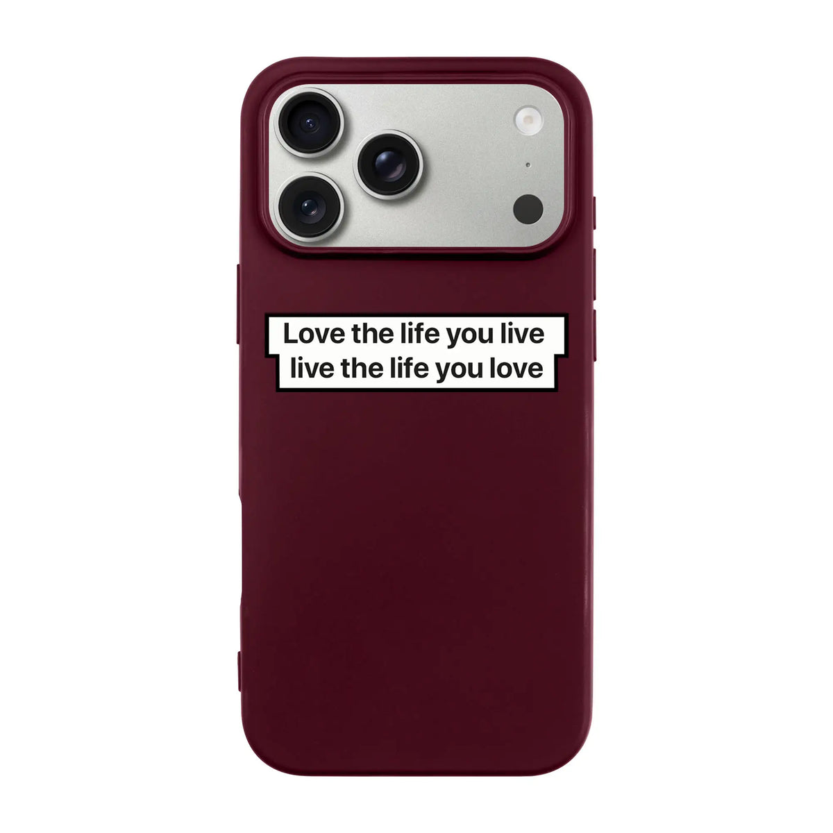 LOVE THE LIFE-Ultra Silikon Kılıf-iPhone 18 Pro