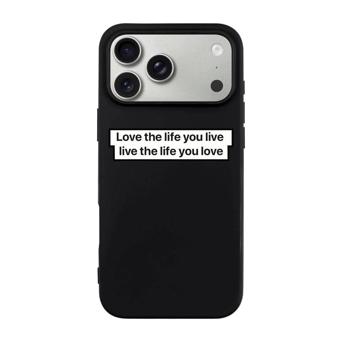 LOVE THE LIFE-Ultra Silikon Kılıf-iPhone 18 Pro