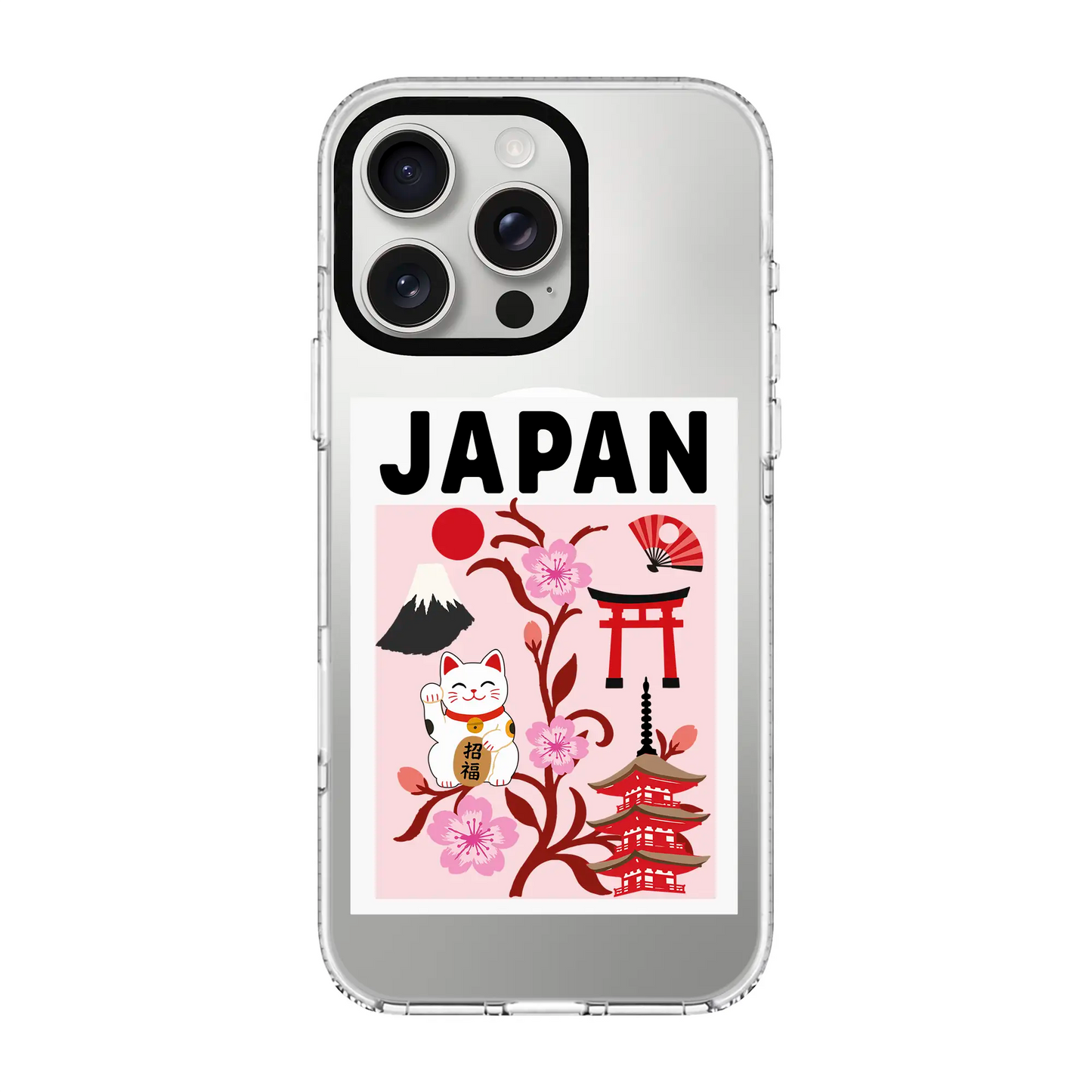 I AM JAPANESE-Clear Kılıf MagSafe Özellikli - iPhone 13 Pro