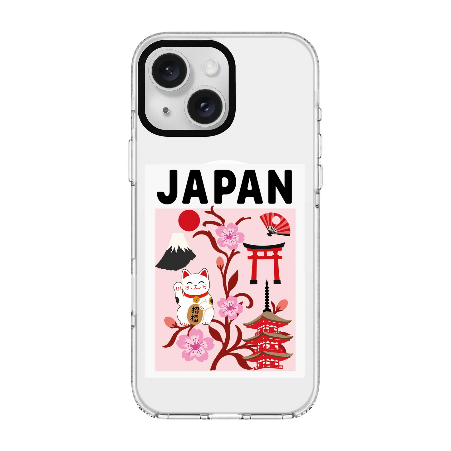 I AM JAPANESE-Clear Kılıf MagSafe Özellikli - iPhone 14 Plus
