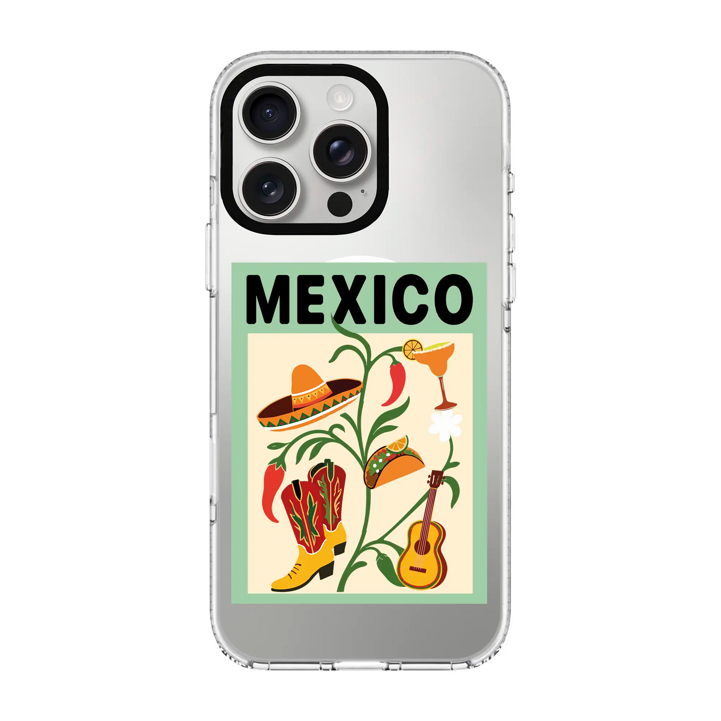 I AM MEXICAN-Clear Kılıf MagSafe Özellikli - iPhone 13 Pro