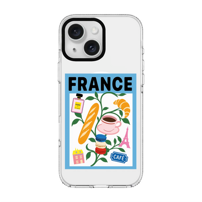 I AM FRENCH-Clear Kılıf MagSafe Özellikli - iPhone 14 Plus